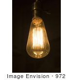 #972 Stock Photo Of An Old Fashioned Light Bulb