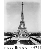 #9744 Picture Of Trocadero Palace And Eiffel