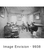 #9938 Picture Of Soldiers Reading And Playing Cards