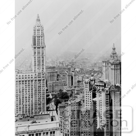 #11204 Picture of the Woolworth Building in Manhattan by JVPD