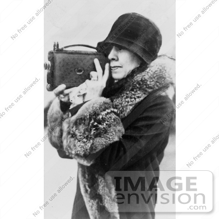 #11239 Picture of Grace Coolidge Taking a Picture by JVPD