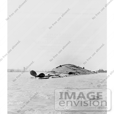 #11404 Picture of the Wreckage of the USS Oklahoma by JVPD