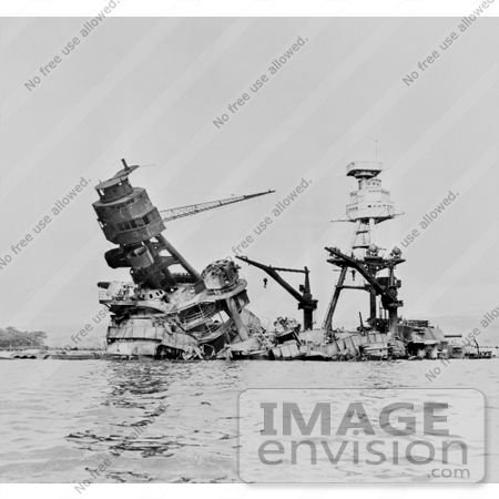 #11414 Picture of Ruins of the USS Arizona by JVPD