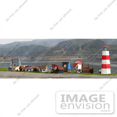 #1226 Photo of Outdoor Cat Houses at the Cat Jetty in Gold Beach, Oregon by Kenny Adams