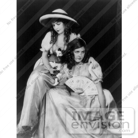 #12324 Picture of Lillian and Dorothy Gish by JVPD