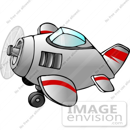 #12622 Airplane Clipart by DJArt