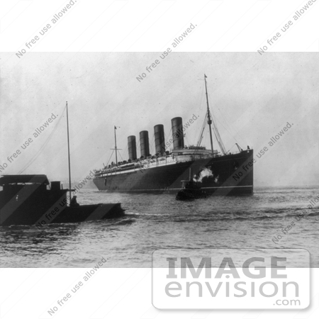 #12823 Picture of the Lusitania by JVPD