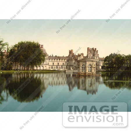 #12889 Picture of Fontainebleau Palace in France by JVPD
