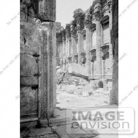 #13482 Picture of the Temple of Bacchus, Baalbek, Lebanon by JVPD