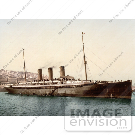#14348 Picture of Steamship Normannia, Algiers by JVPD