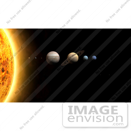 #14674 Picture of Planets of the Solar System by JVPD