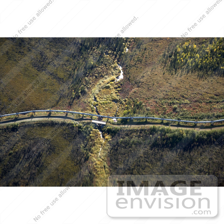 #15545 Picture of the Trans Alaska Pipeline Crossing Koyukuk River by JVPD