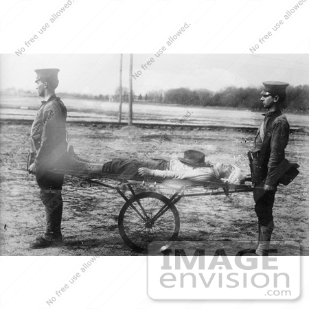 #1698 Picture of US Army Soldiers Operating a Field Ambulance by JVPD