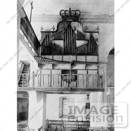 #1700 Picture of a Bamboo Pipe Organ in a Church, Las Pinas, Luzon Island, Philippines by JVPD