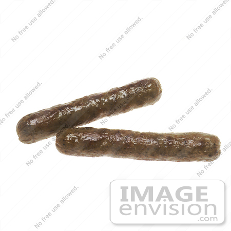 #17140 Picture of Two Whole Cooked Breakfast Link Sausages by JVPD