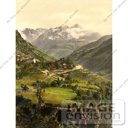 #17977 Picture of the Village of Stalden, Switzerland by JVPD