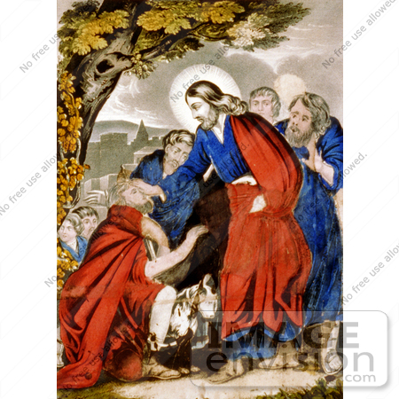#18594 Photo of Jesus Christ Restoring a Blind Man’s Sight by JVPD