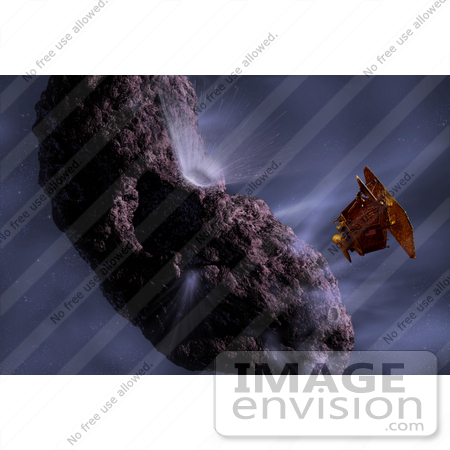 #18741 Photo of Deep Impact's Encounter with Comet Tempel 1 by JVPD