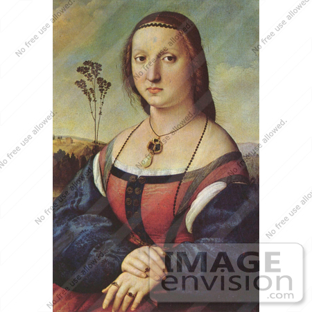 #18791 Photo of a Portrait of Maddalena Doni by Raphael by JVPD