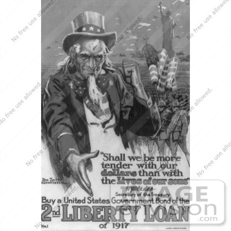 #1903 Buy a United States Government Bond of the 2nd Liberty Loan of 1 by JVPD