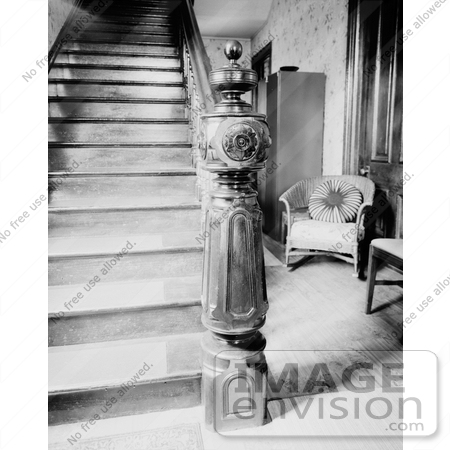 #20088 Stock Photo: Beautiful Staircase at the Elliot House by JVPD