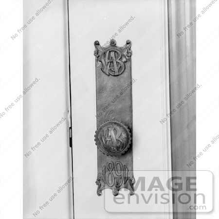#20097 Stock Photo: Door Knob and Escutcheon Plate at the Wainwright Building by JVPD