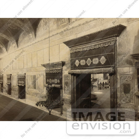 #20493 Historical Stock Photography of the Central Interior Door in Ayasofya Mosque, Hagia Sophia, Istanbul, Turkey by JVPD