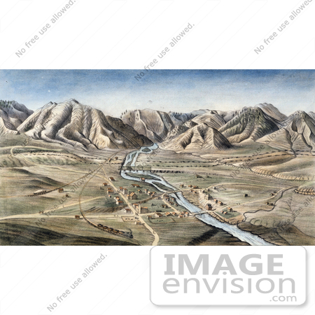 #20767 Stock Photography of Golden City, Jefferson County, Colorado Territory by JVPD