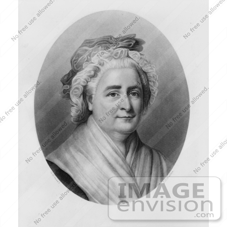 #20855 Stock Photography of First Lady Martha Washington, Wife of American President George Washington by JVPD