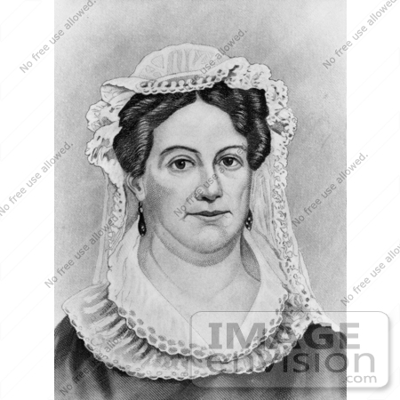 #20856 Stock Photography of First Lady Rachel Jackson, Wife of American President Andrew Jackson by JVPD