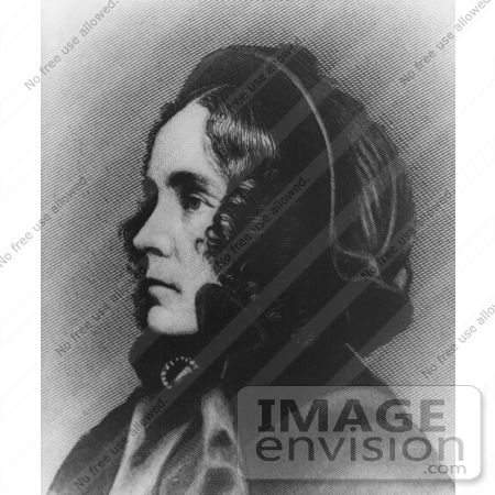#20857 Stock Photography of First Lady Jane Pierce, Wife of American President Franklin Pierce by JVPD