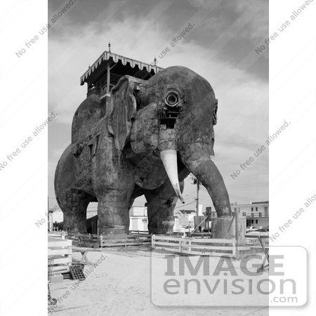 #20904 Stock Photography of Lucy the Elephant, Margate Elephant, Margate City, New Jersey by JVPD
