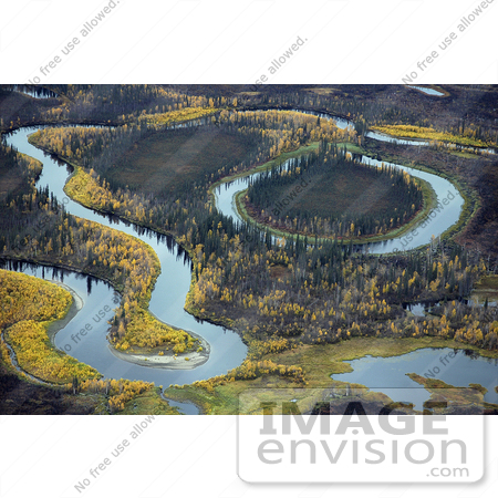#20935 Stock Photography of Fish Creek, Kanuti National Wildlife Refuge, Alaska by JVPD