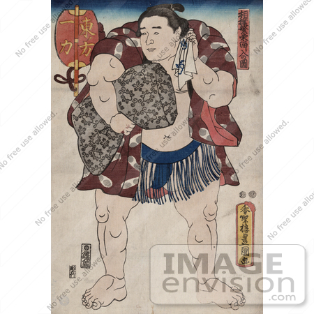 #21017 Stock Photography of the Sumo Wrestler, Ichiriki by JVPD