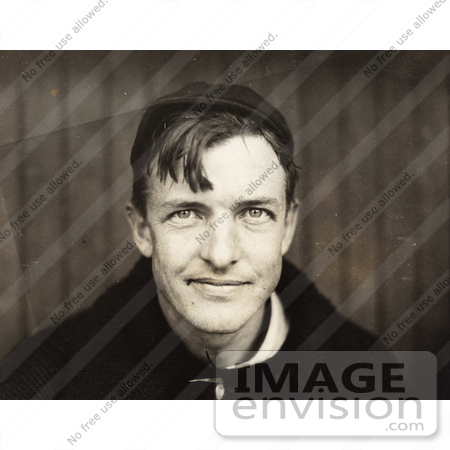 #21119 Stock Photography of NY Giants Pitcher, Christy Mathewson in 1910 by JVPD