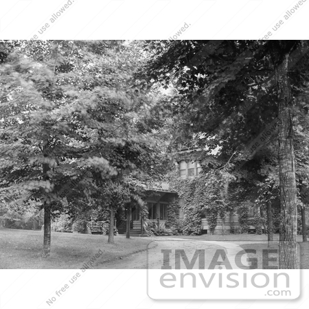 #21280 Stock Photography of the House of Mark Twain in Hartford, Connecticut by JVPD