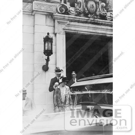#21636 Stock Photography of Charles Lindbergh and Wife, Anne Morrow, in Washington DC by JVPD