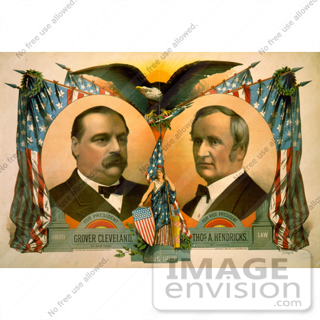 #2411 Grover Cleveland and Thomas A. Hendricks by JVPD