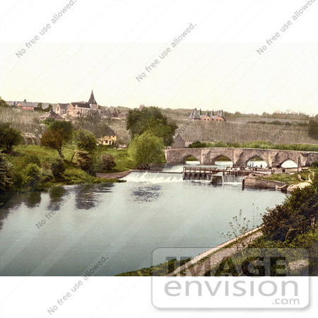 #26853 Stock Photography of East Farleigh Lock on the River Medway Maidstone Kent England UK by JVPD