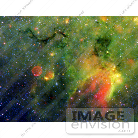 #27004 Stock Photography of A Dark Cloud Resembling A Snake In Space by JVPD