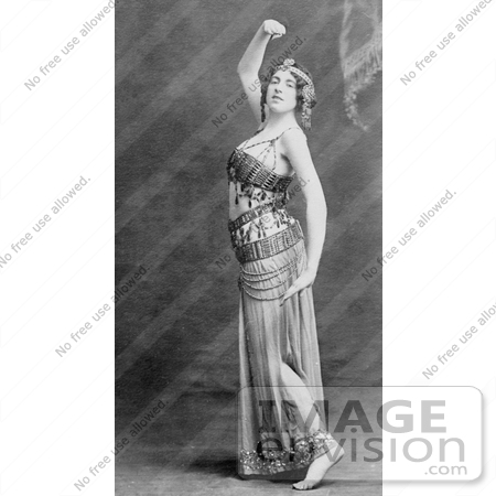 #30221 Stock Photo of a Female Dancer, Celia Claud, Dressed In A Beautiful Costume And Dancing by JVPD
