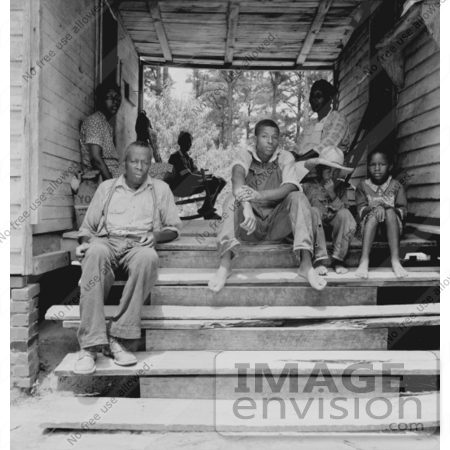 #3124 African American Sharecropper Family by JVPD