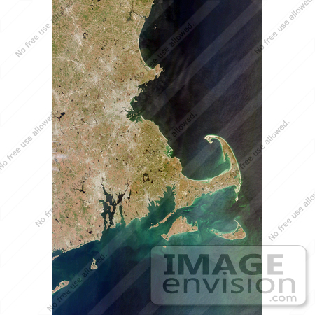#3343 Cape Cod From Space by JVPD