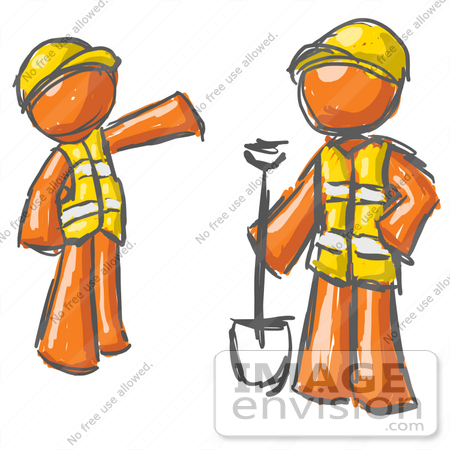 road construction worker clip art