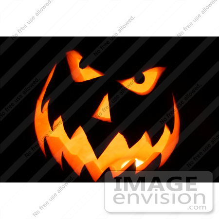 #36 Picture of a Carved Halloween Pumpkin by Kenny Adams