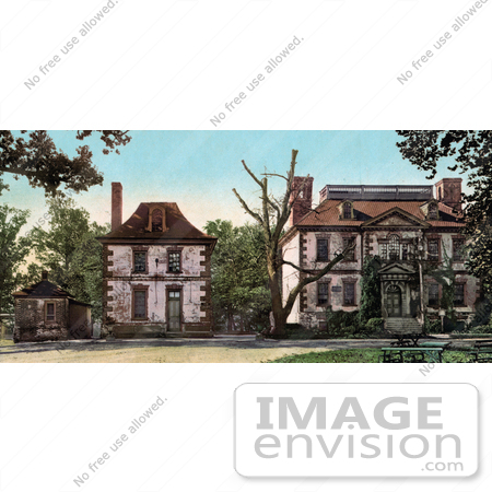 #40914 Stock Photo of Benedict Arnold’s Mansion, Mt. Pleasant, Philadelphia, Pennsylvania by JVPD