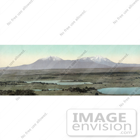 #40965 Stock Photo Of A Panoramic View Of Ponds Near The Spanish Peaks Of The Sangre De Cristo Mountains, Colorado by JVPD