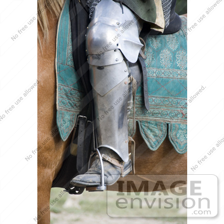 #53757 Royalty-Free Stock Photo of a Knight’S Leg by Maria Bell