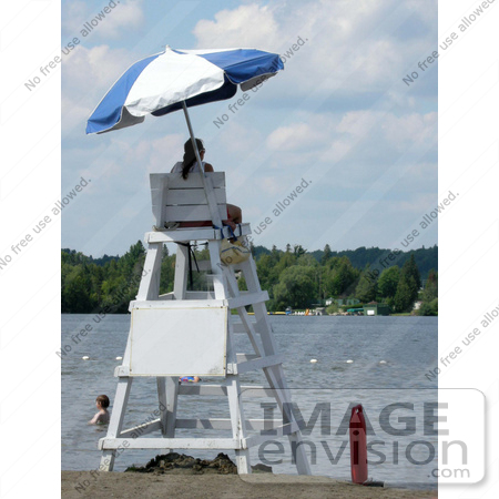 #53794 Royalty-Free Stock Photo of a The Lifeguard by Maria Bell