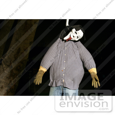 #56 Picture of a Halloween Dummy Hanging from Tree by Kenny Adams